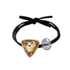 Women Headband Ponytail TriangleDiamond Stretch Hair Rope Multi Colours Concise - Aimall