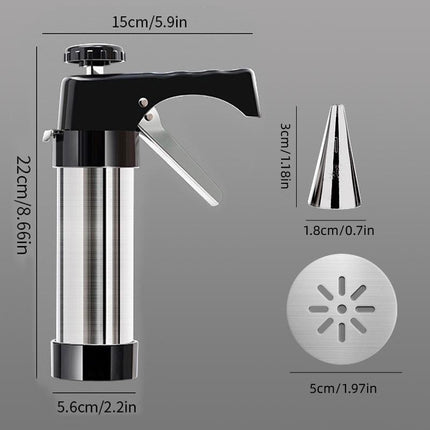 Biscuit Maker Squeeze Gun Laminating Gun for Home Baking Tools Moulds Set