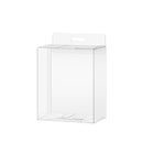 50pcs Transparent Gift Boxes with Hooks Clear Packaging Storage Containers
