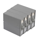 4pcs Simple Pure Colour Storage Boxes Organizer Home Office Storage Solution