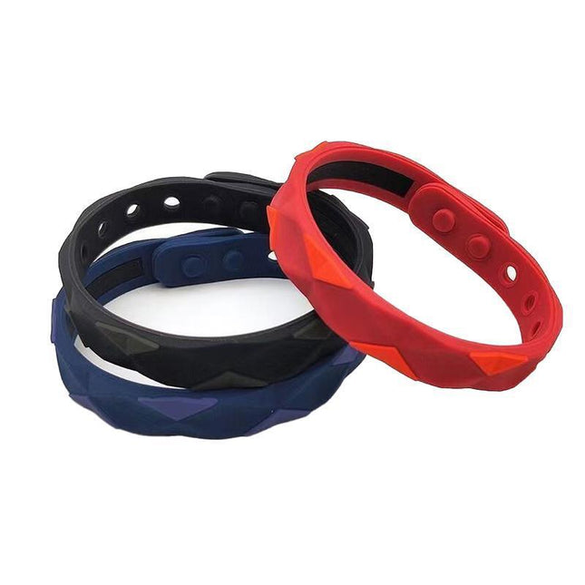 RedUp Far Infrared Negative Ions Wristband, Anti-Static Silicone Sport Bracelets - Aimall