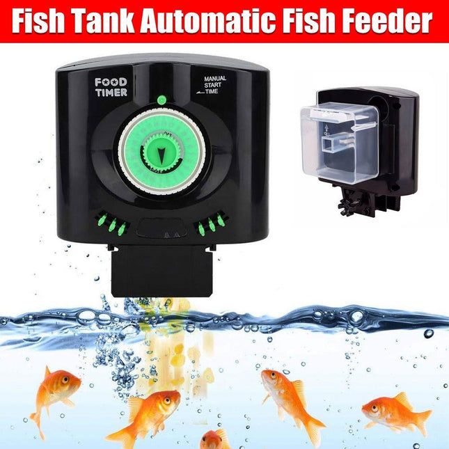 WT180A Automatic Fish Feeder for Aquarium Fish Tank Digital Timed Food Dispenser