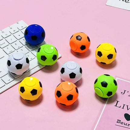 21X Mini Fidget Spinners Soccer Ball Toy Rotatable Stress Balls Easter Christmas