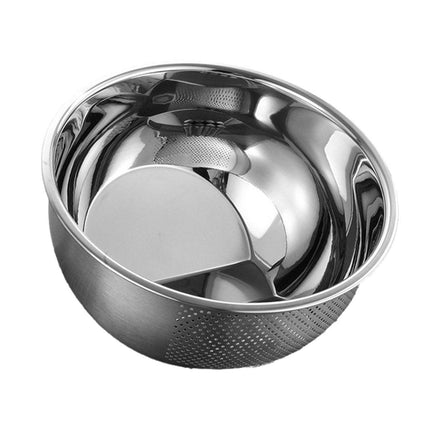 304 Stainless Steel Drain Basket for Rice Washing Vegetables Household Strainer