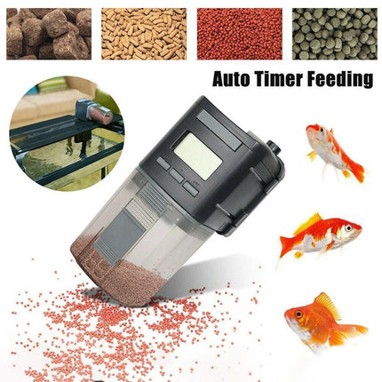 Automatic Fish Feeder Intelligent Timing Aquarium Large Capacity Food Dispenser