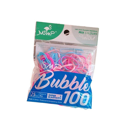 100PCS Elastic Rubber Hair Ties Hair Bands for Women and Girls
