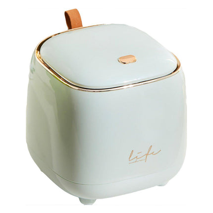 Small Desktop Wastebasket Paper Basket Mini Office Organizer for Desk Storage