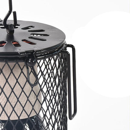 Reptile Ceramic Heat Lamp with Anti-hot Cage Light Holder Switch Set Brooder Pet - Aimall