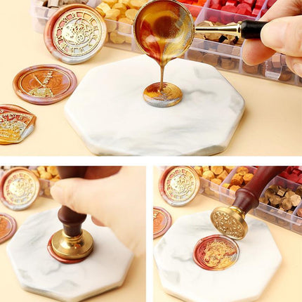 600 X Colour Sealing Wax Mix Metallic Stick Beads Stamp Seal Candle Envelope VIC - Aimall