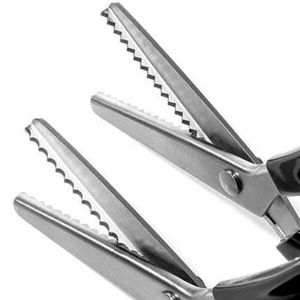 Dressmaking Pinking Shears Crafts Zig Zag Cut Serrated Scissors Serrated Fabric - Aimall
