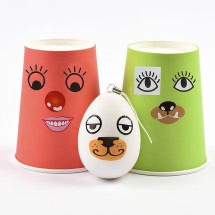 2 Rolls Cartoon Eye Stickers Self-Adhesive DIY Craft Paper for Handmade Projects