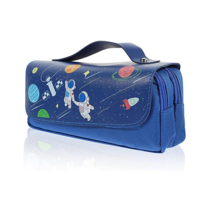Functional Pencil Case Stationery Bag Pen Holder Storage Organizer for School