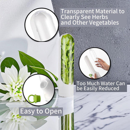 2pcs Fresh Box Vegetable Crisper Fridge Storage Container for Kitchen Use