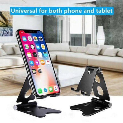 Aluminum Phone Stand Holder Home Office Desk Desktop For iPhone Cellphone AU - Aimall