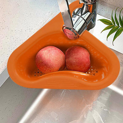 Swan Drain Basket Punch Free Kitchen Sink Filter Organizer Strainer Holder Tool