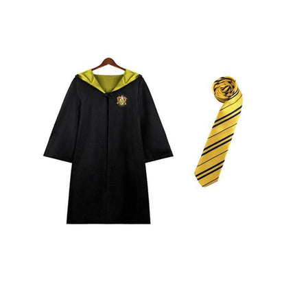 AU Harry Potter Gryffindor Ravenclaw Slytherin Robe Cloak Tie Costume Wand Scarf - Aimall