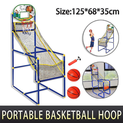 Portable Indoor Basketball Hoop Removable Shooting Game Set for Home Play