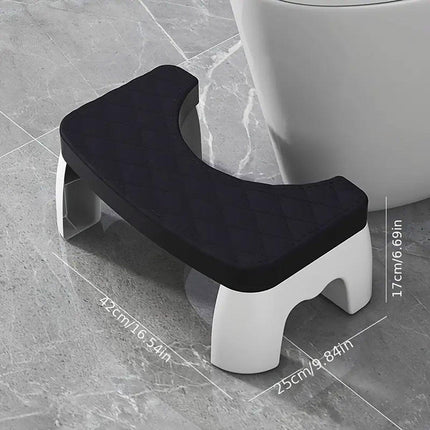 Toilet Stool Anti-Slip Bathroom Footstool for Home Use with Stable Support Design