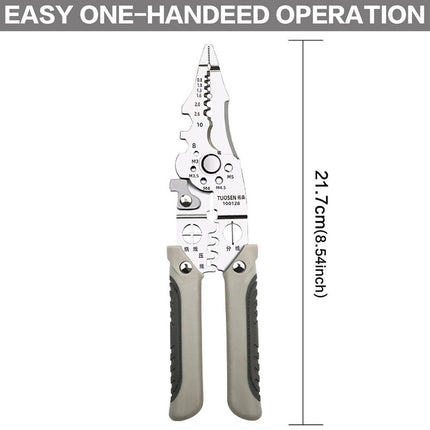 Multifunctional Wire Stripper Pliers Electric Cable Crimper and Cutter Tool Set