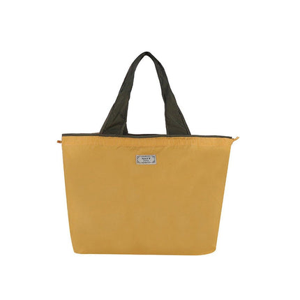 Ultra-Light Foldable Large Capacity Portable Shopping Bag with Drawstring Mouth