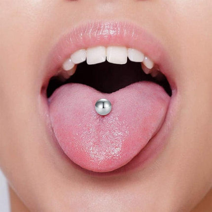 Hypoallergenic Body Piercing Jewelry Ear Bone Studs and Tongue Barbell Studs