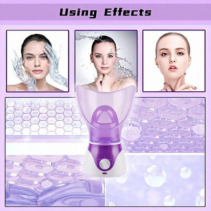 For Nymph Face Spa Home Office Facial Steamer Sauna Pores Skin Deep Cleanse Mist - Aimall