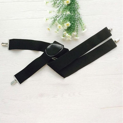 35/50MM Extra Wide Men's Adjustable Elastic Suspenders Clip On Braces Trouser - Aimall