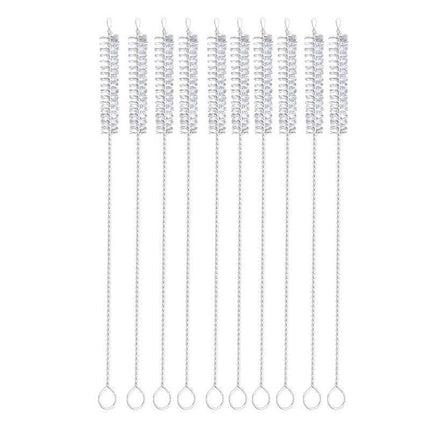 10PCS Nylon Straw Brush Cleaner Bottle Tube Pipe Small Long Cleaning - Aimall