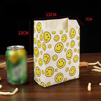 1000PCS Oil-proof Takeaway Paper Bags for Premium Takeout Supply - Aimall