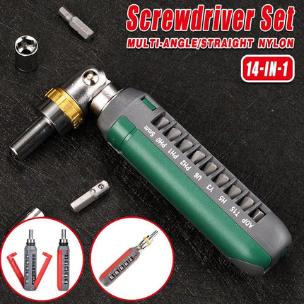 Ratchet Screwdriver Set Multifunctional Home Maintenance Tool Kit for DIY Repair