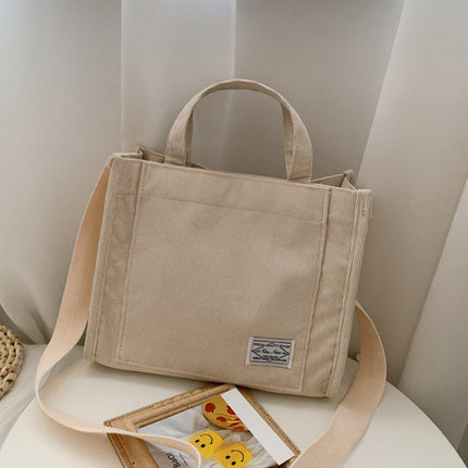 6 Colours Women Corduroy Small Square Shoulder Bag Fashion Crossbody Tote