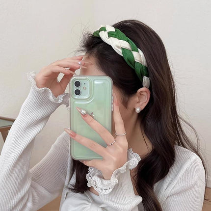 Women Headband Twist Hairband Bow Knot Cross Tie Wide Headwear Hair Band Hoop - Aimall