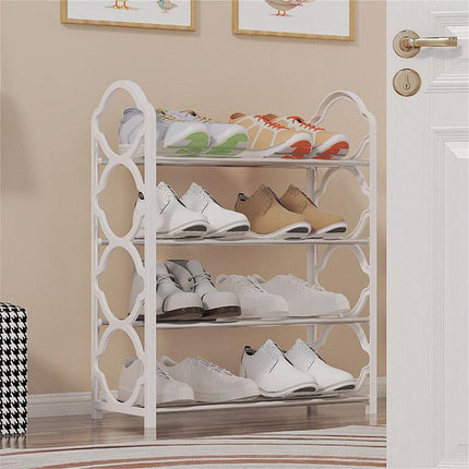 Four Layer Shoe Rack Storage Organizer Multi Tier Shoe Shelf for Entryway Closet