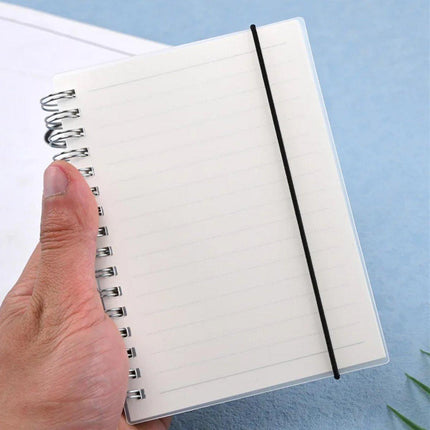 10pcs Spiral Notebook A6 Size Coil Bound Lined and Grid Pages School Office Use