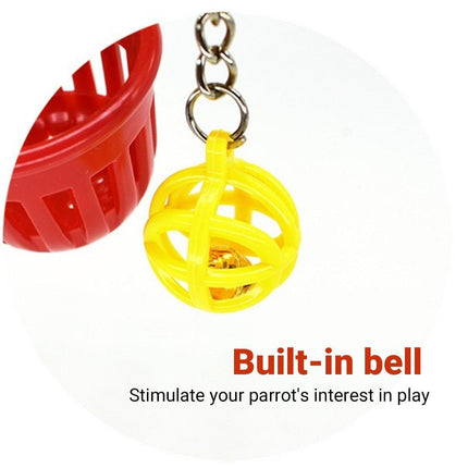 Parrot Bird Toy Training Basketball Intelligence Training Toy Small Medium Birds