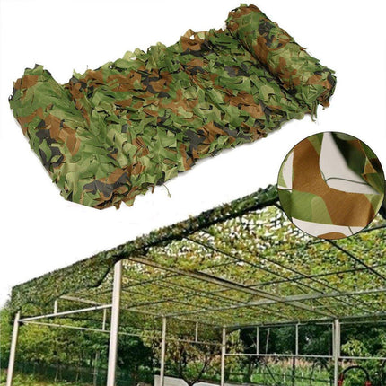 Outdoor Camouflage Mesh Sunscreen Shade Heat Insulation Leaf Decorative Fabrics