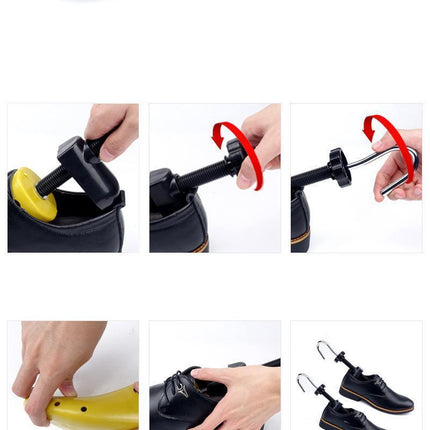 1x Adjustable Men Women Plastic Shoe /Boot Tree Shaper Keeper Stretcher Expander - Aimall