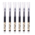 6/12Pcs 0.5mm Straight Liquid Rollerball Pens Stationery School Office Supplies - Aimall