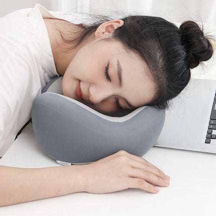 Memory Foam U Shaped Neck Pillow Travel Portable Office Nap Support Pillow