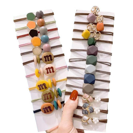 Fashion Head Rope Ins Hollow Rhinestone Hair Circle Fresh Women Hair