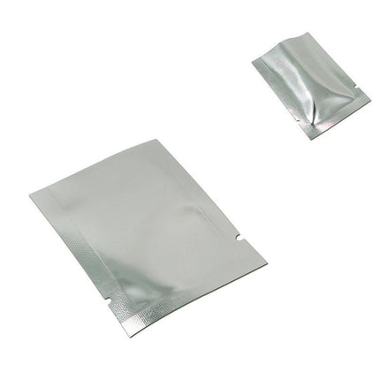 Silver Open Top Aluminum Foil Packaging Bags Heat Seal Vacuum Food Pouches - Aimall