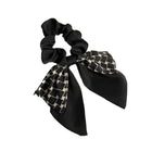 Women Elegant Scrunchies for Hair Ribbon Ties Bow Scrunchies Ponytail Scrunchie - Aimall