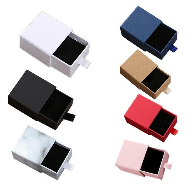 Jewellery Gift Box Necklace Ring Bracelet Bangle Earring Cardboard Box 5*5*3.5cm - Aimall