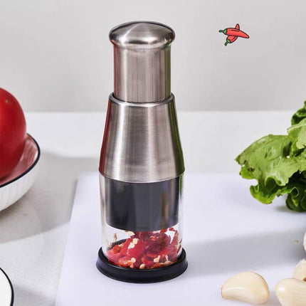 304 Stainless Steel Garlic Press Crusher Manual Garlic Mincer Kitchen Tool