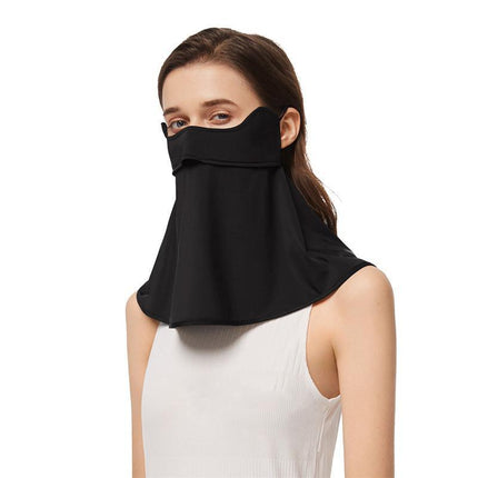 Ice Silk Sunscreen Mask Scarf Head Face Neck Gaiter UV Protection Outdoor Hiking - Aimall
