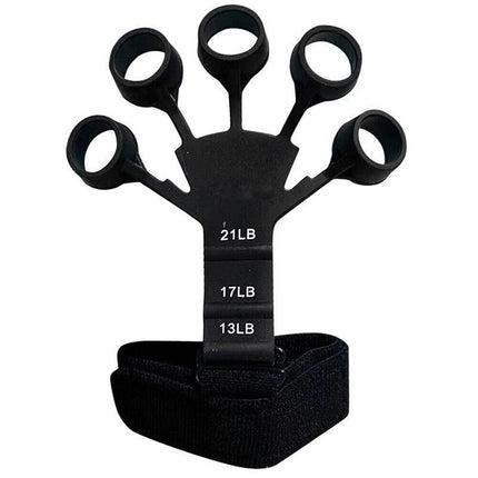 Finger Exerciser Strength Gripper Forearm Trainer Hand Grip Strengthener Therapy - Aimall