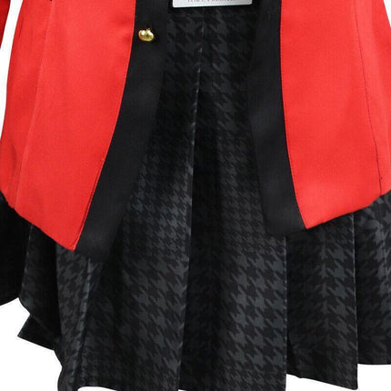 Kakegurui Compulsive Gambler Yumeko Jabami Cosplay Costume High School Uniform AU - Aimall