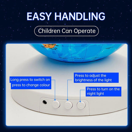 Intelligent AR Globe Star LED Projection Light Children Night Sleep Light