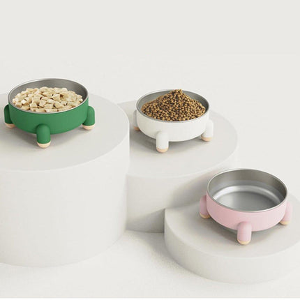 Anti-Tip Stainless Steel Dog Bowl Pet Basin for Dogs Cats Durable Feeding Dish