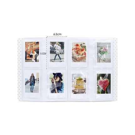 128 Pockets Album Case Storage For Polaroid Photo FujiFilm Camera Film - Aimall